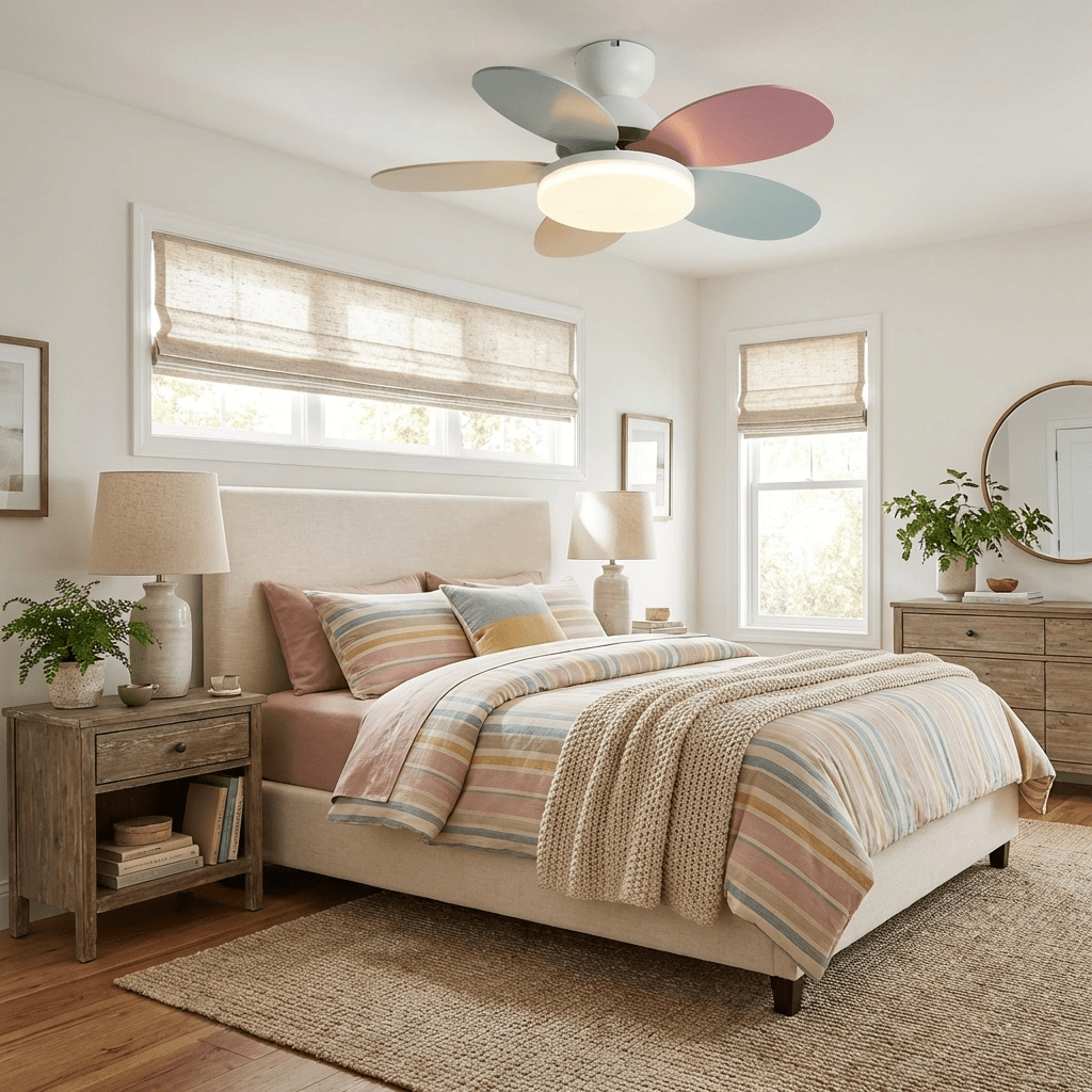 Ventilatore da soffitto con luce Liavela
