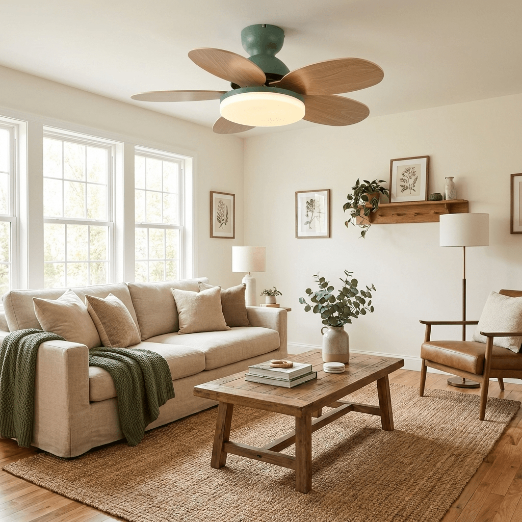 Ventilatore da soffitto con luce Liavela