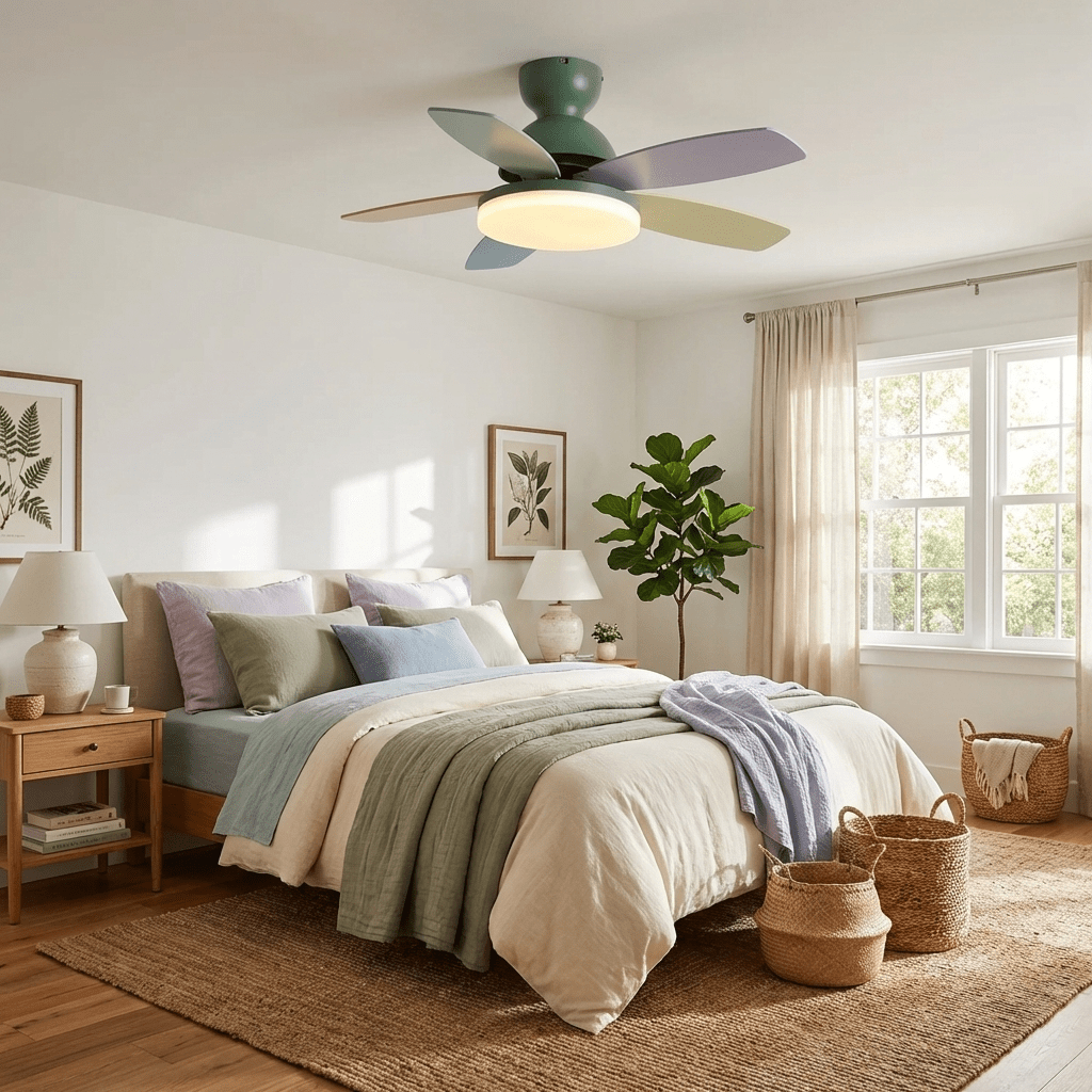 Ventilatore da soffitto con luce Liavela
