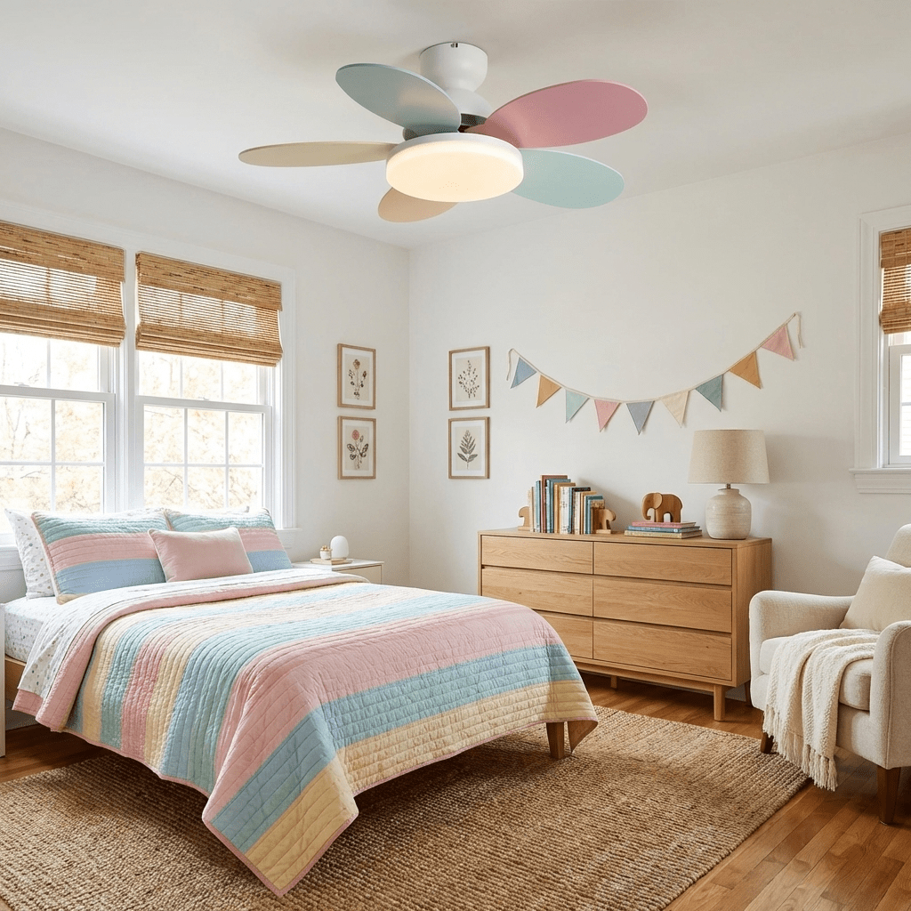 Ventilatore da soffitto con luce Liavela