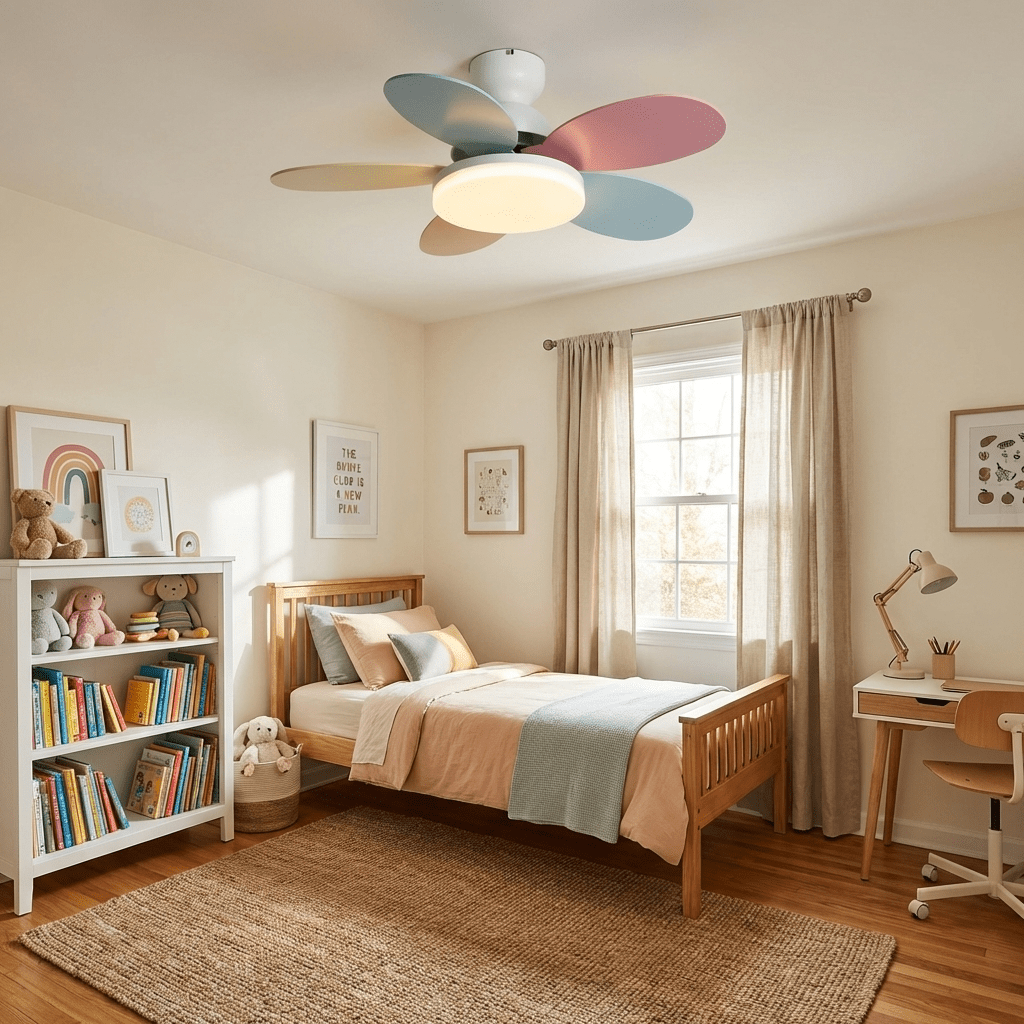 Ventilatore da soffitto con luce Liavela