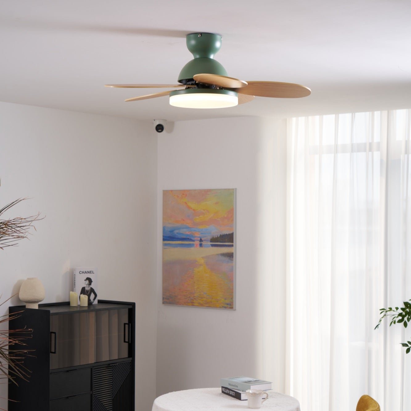 Ventilatore da soffitto con luce Liavela