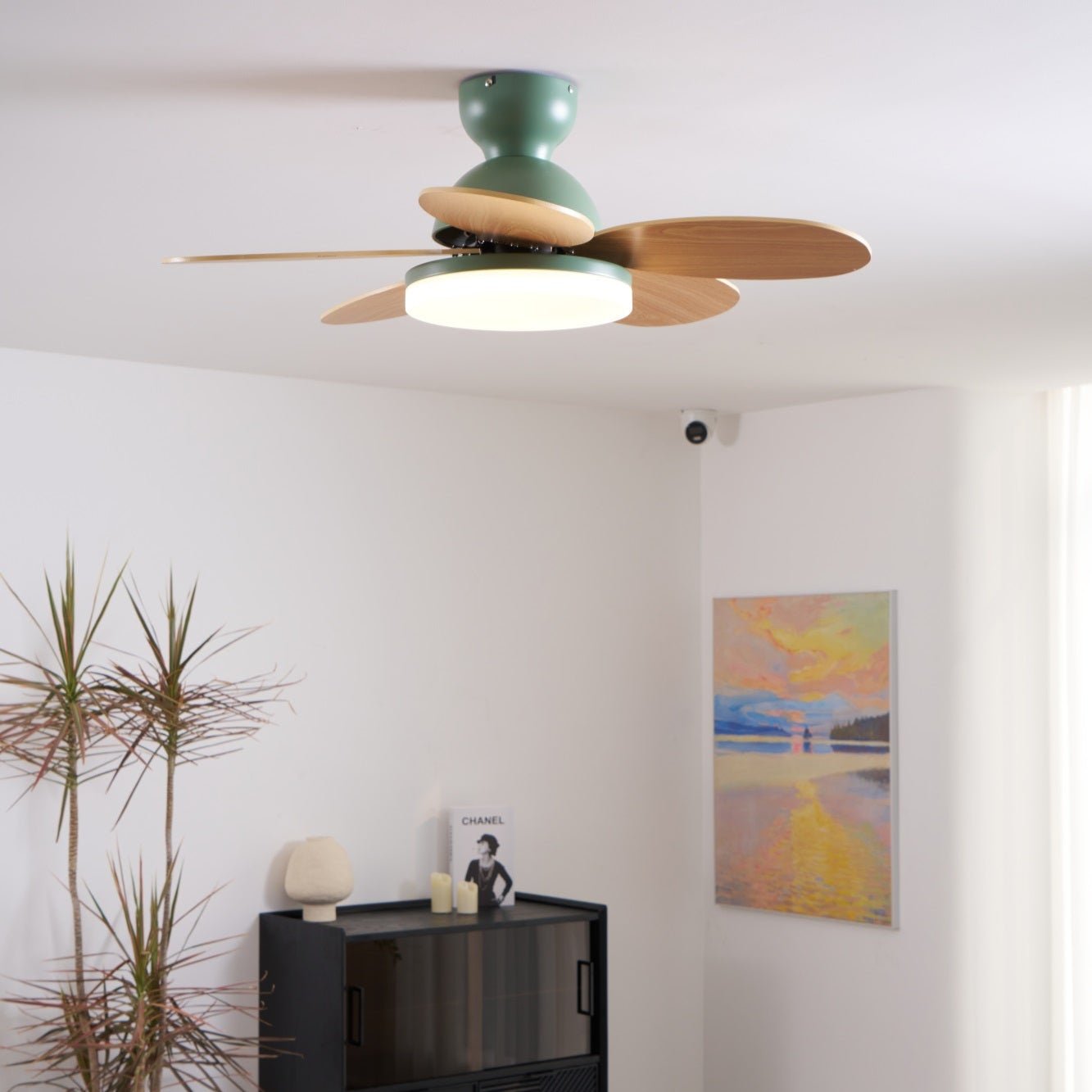Ventilatore da soffitto con luce Liavela