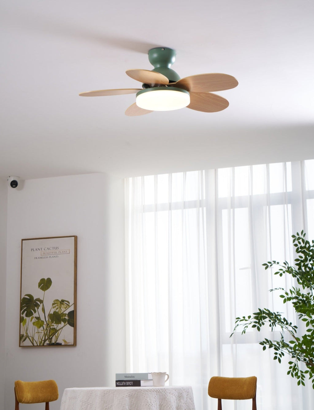 Ventilatore da soffitto con luce Liavela