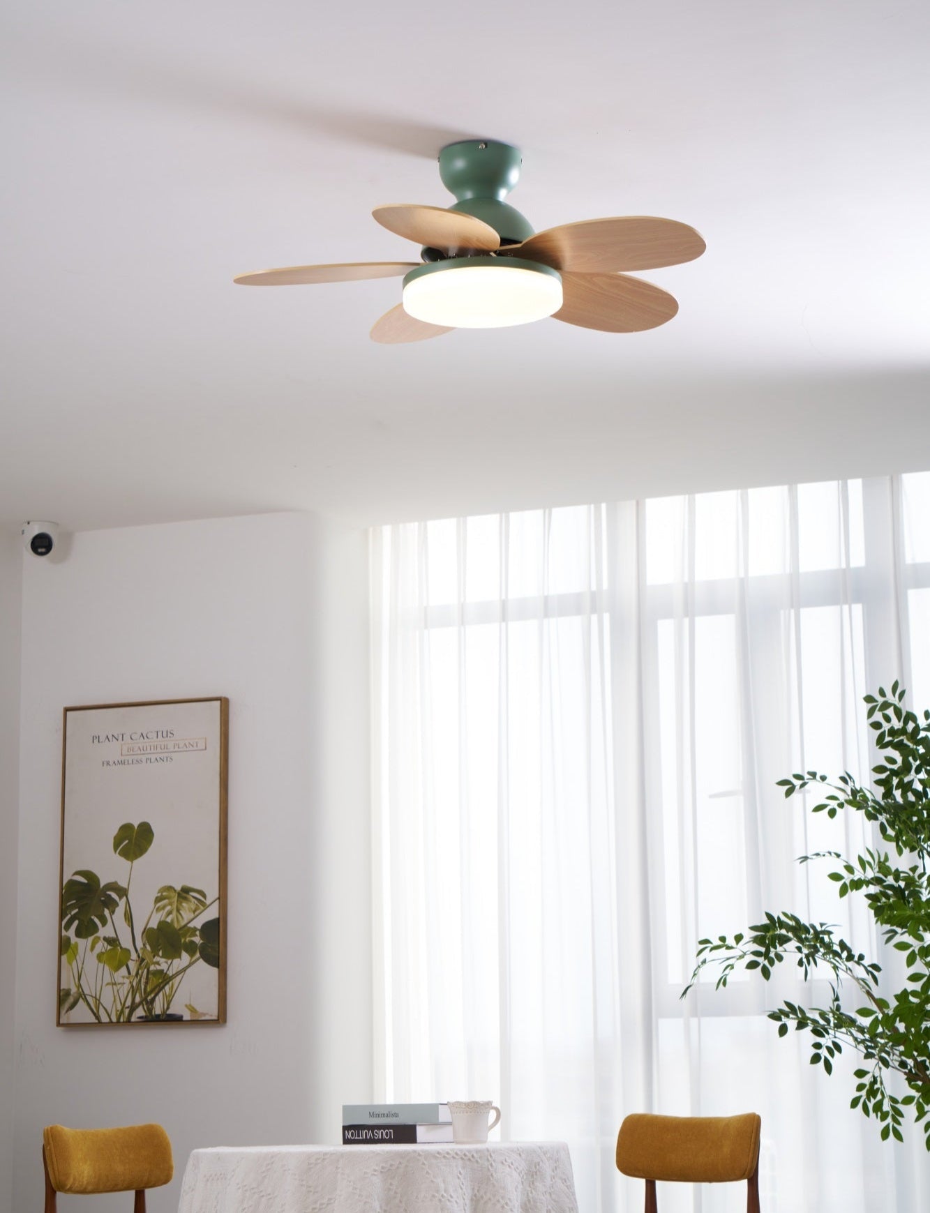 Ventilatore da soffitto con luce Liavela