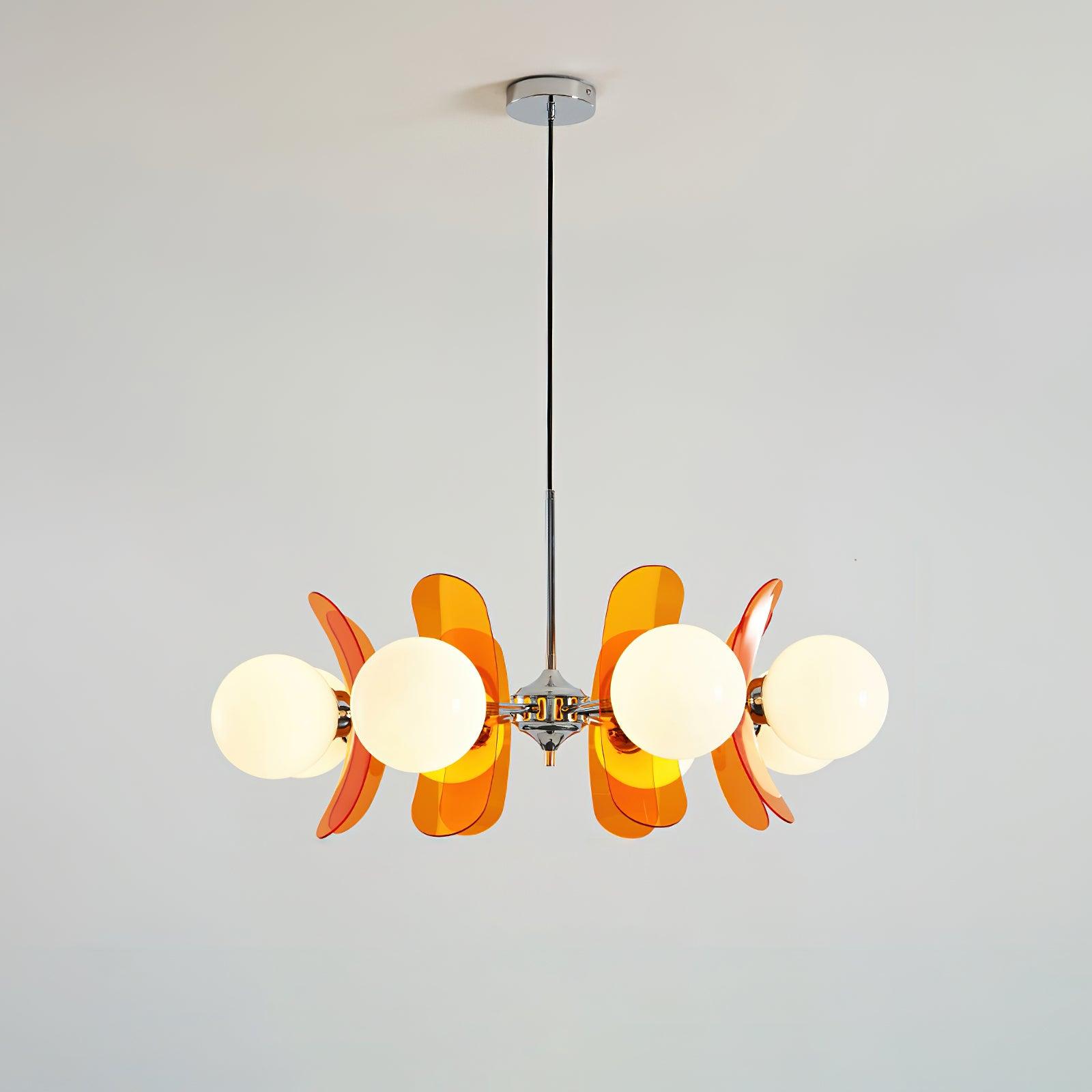 Lampadario floreale Torella