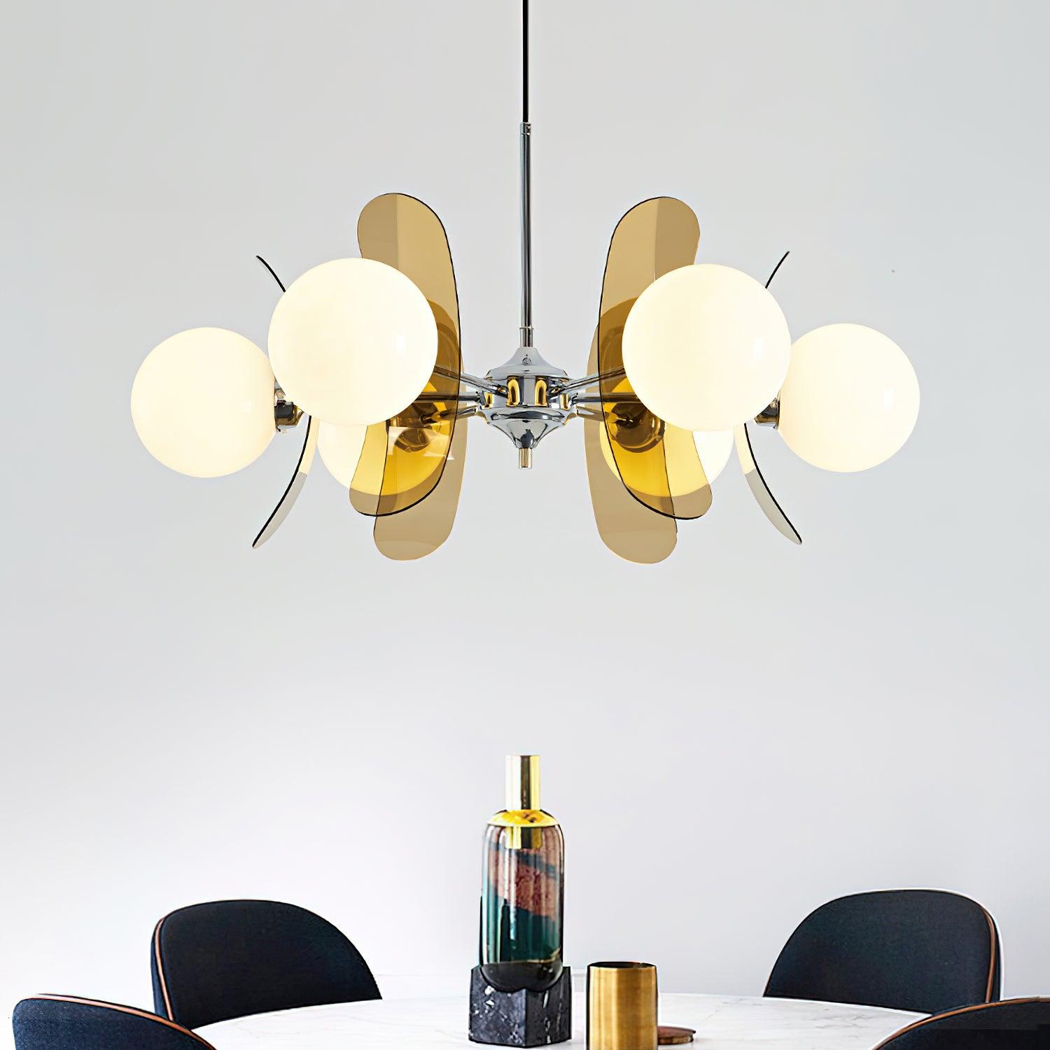 Lampadario floreale Torella