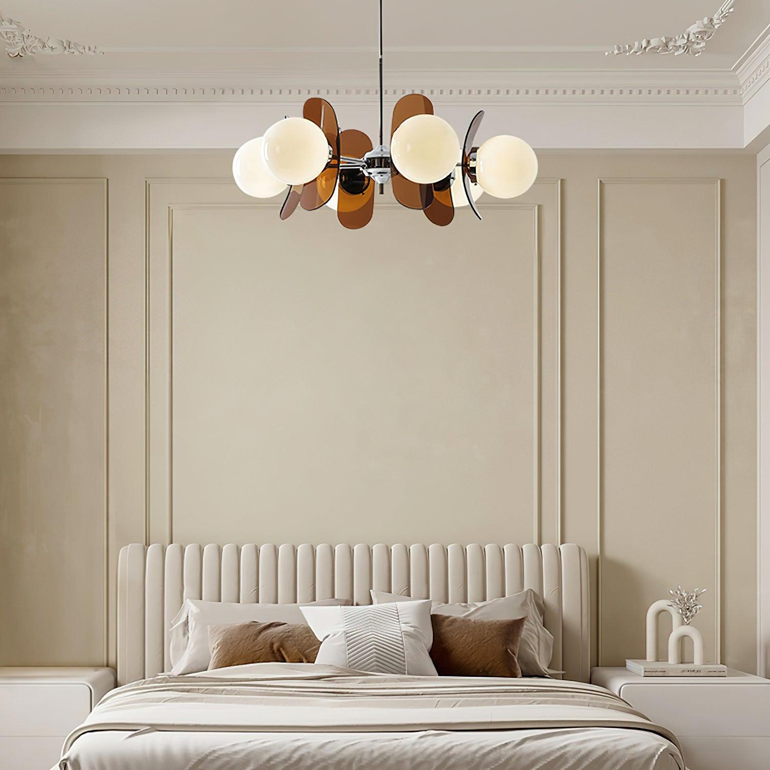 Lampadario floreale Torella