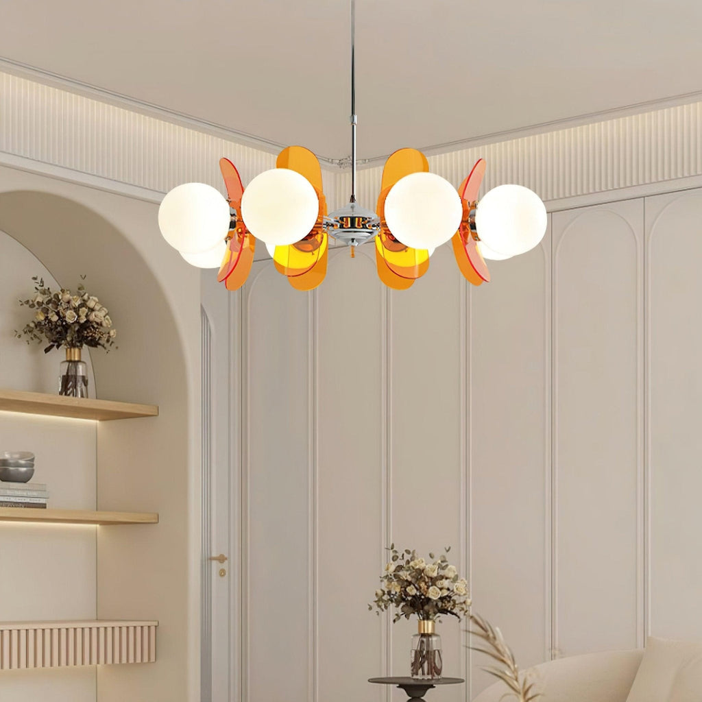 Lampadario floreale Torella