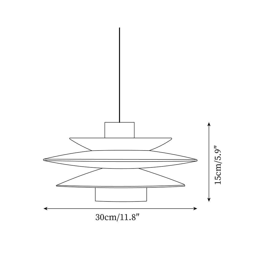 Lampada a sospensione geometrica Sillumiri