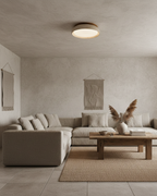 Lampada da soffitto Celeri in travertino