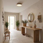 Lampada da soffitto Celeri in travertino