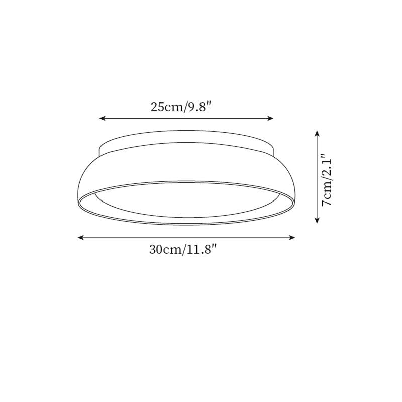 Lampada da soffitto Celeri in travertino