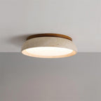 Lampada da soffitto Celeri in travertino