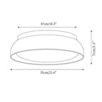 Lampada da soffitto Celeri in travertino