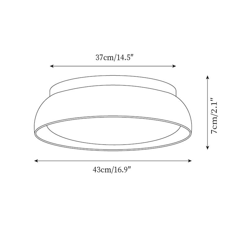 Lampada da soffitto Celeri in travertino