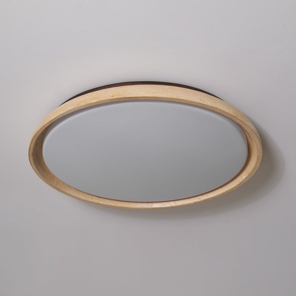 Lampada da soffitto Celeri in travertino