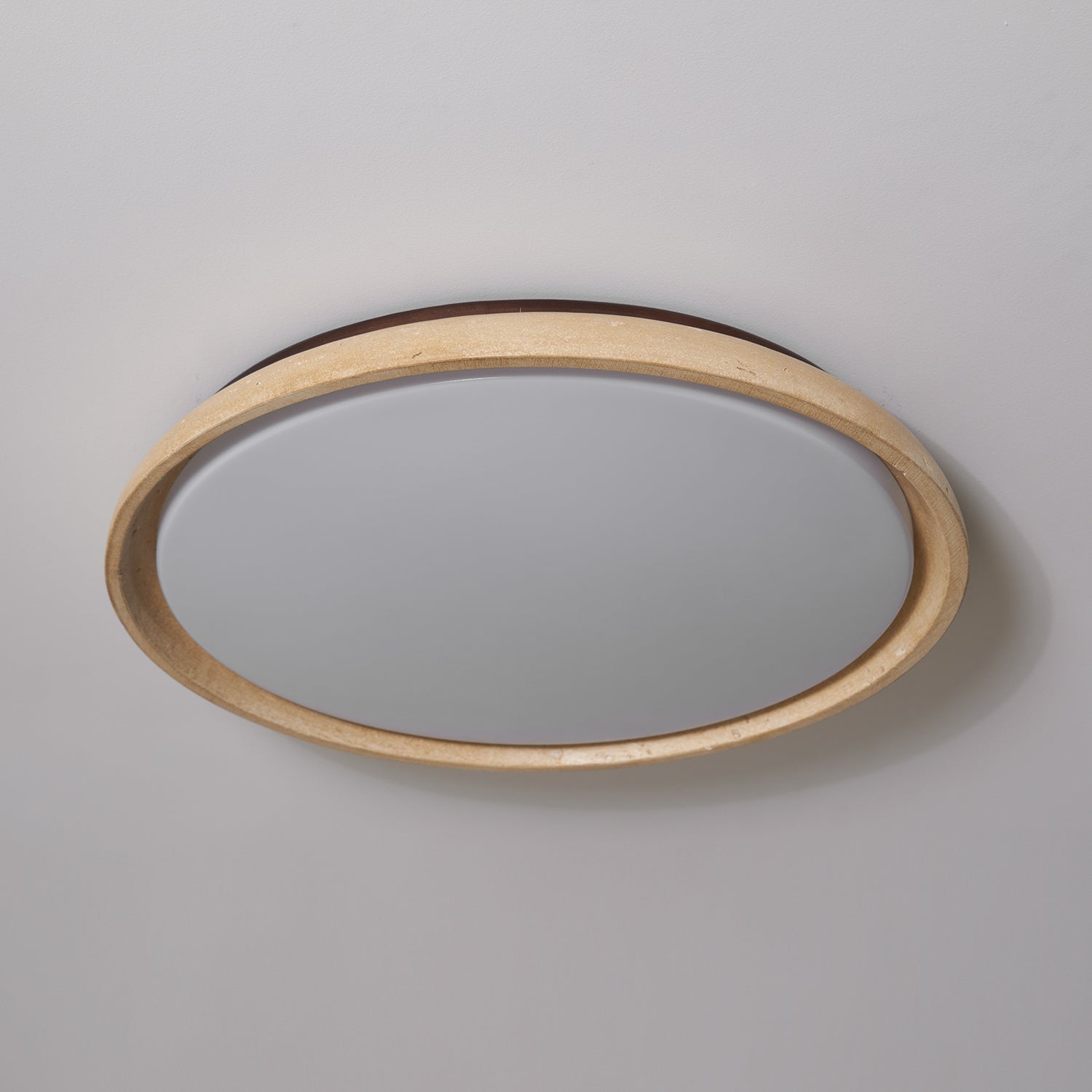 Lampada da soffitto Celeri in travertino