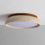 Lampada da soffitto Celeri in travertino