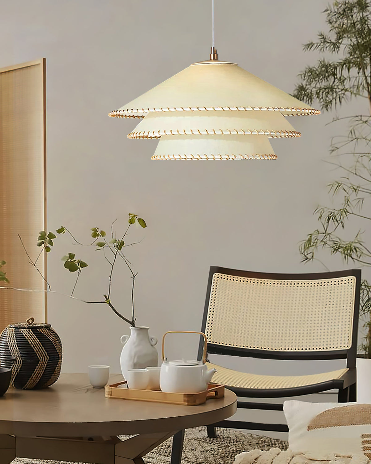 Lampada a sospensione conica Tanorelia