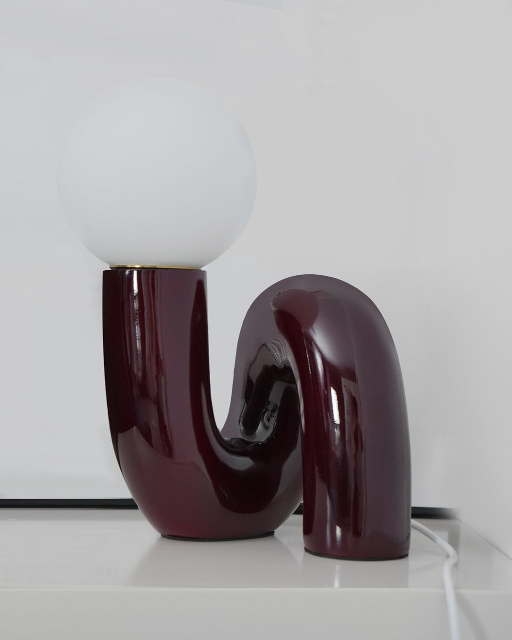 Lampada da tavolo spirale Velelio