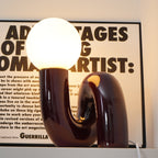 Lampada da tavolo spirale Velelio