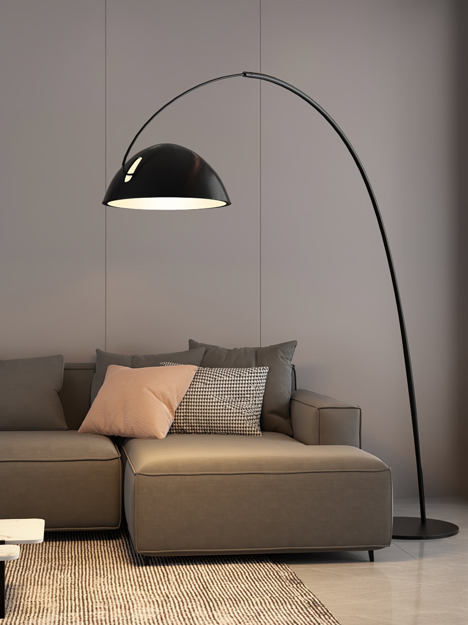 Lampada da terra ad arco Sorara