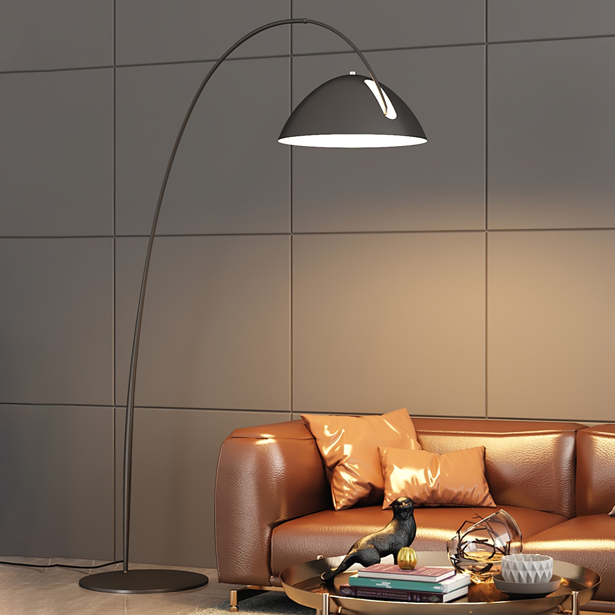 Lampada da terra ad arco Sorara