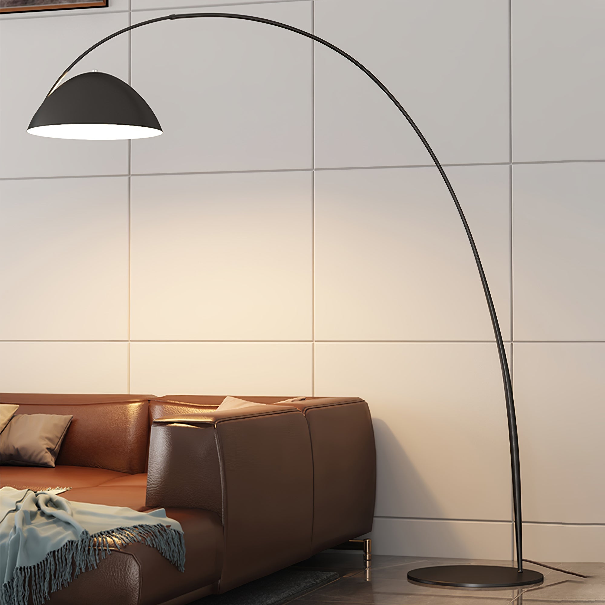 Lampada da terra ad arco Sorara