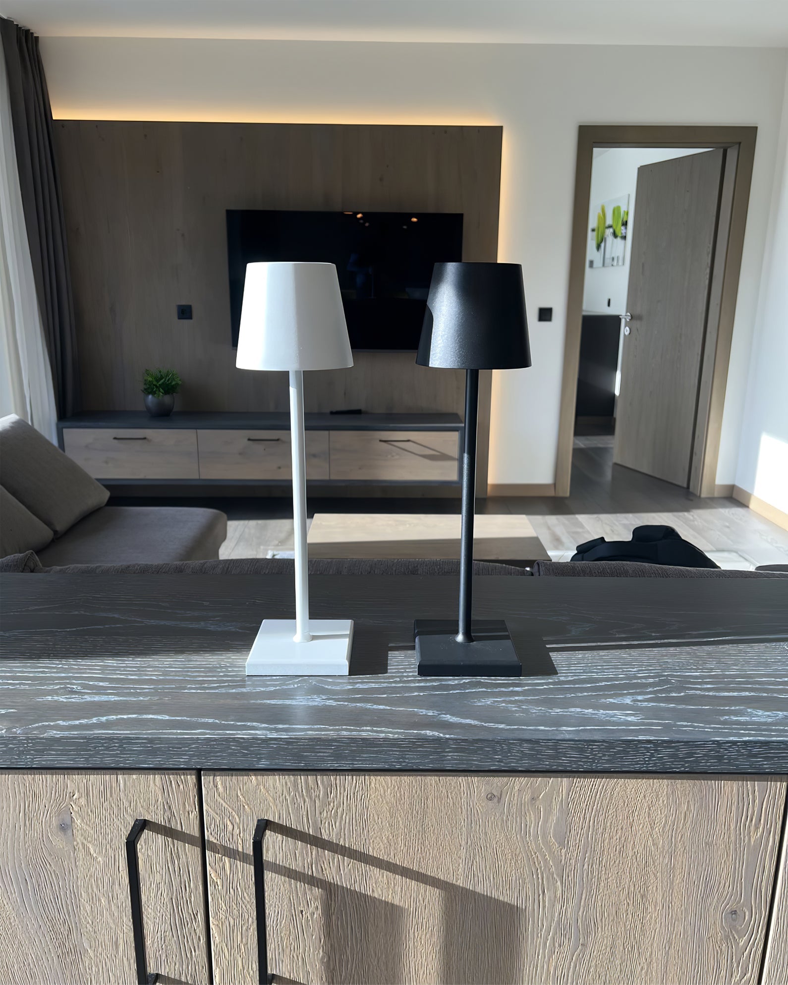 Lampada da tavolo da esterno Beniaenzo