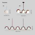 Lampadario lineare Filome