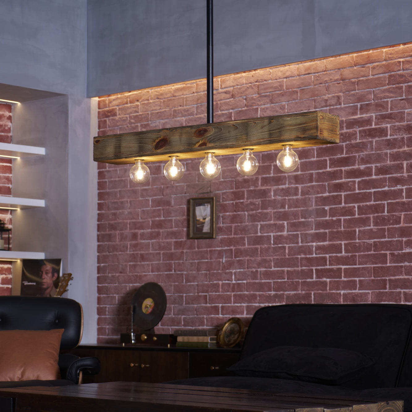 Lampadario lineare Serilone
