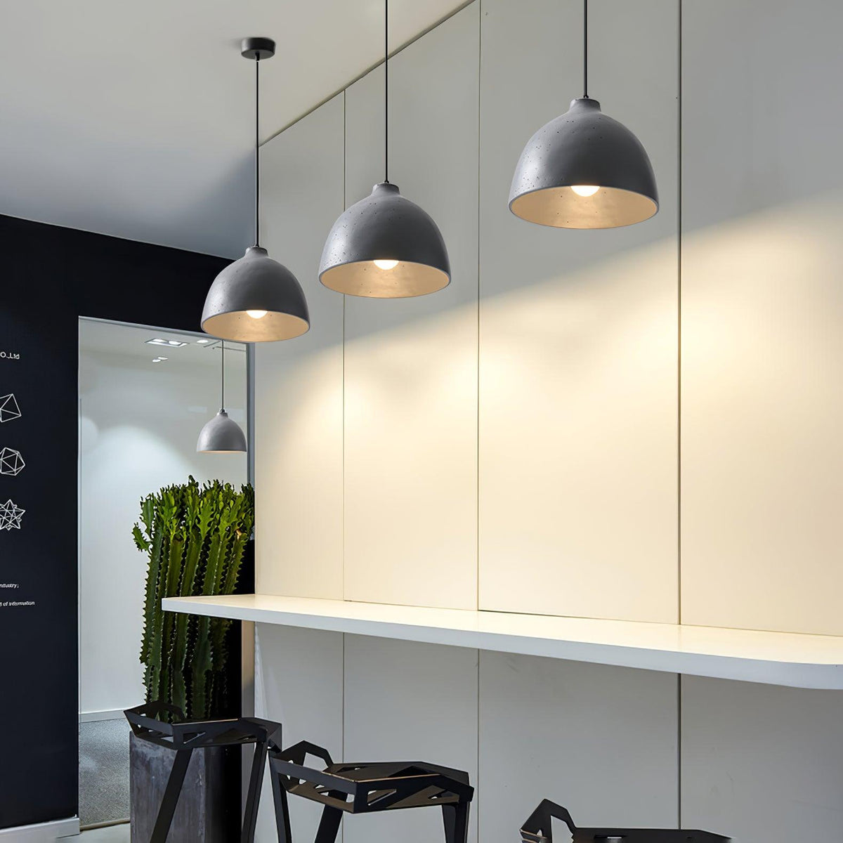 Resin Bowl Pendant Lamp – detail 10