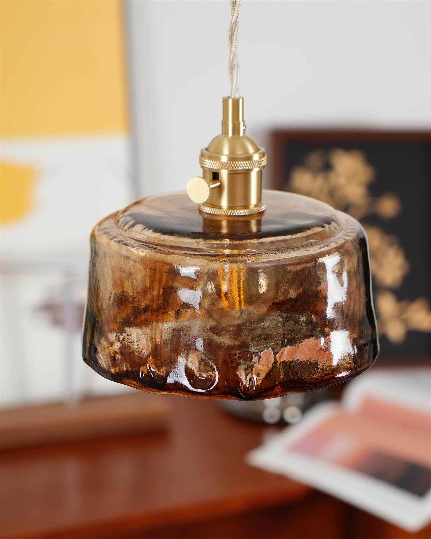Lampada a sospensione vintage Iserisera
