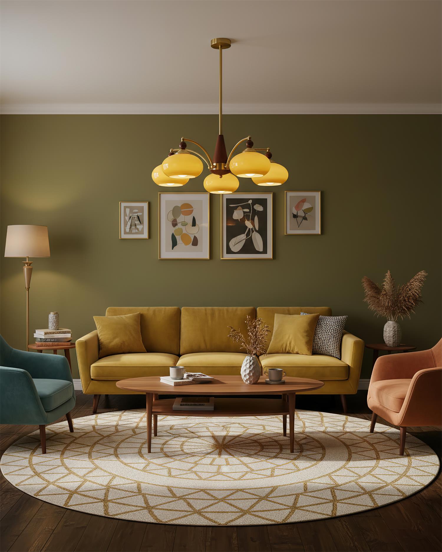 Lampadario vintage Loini