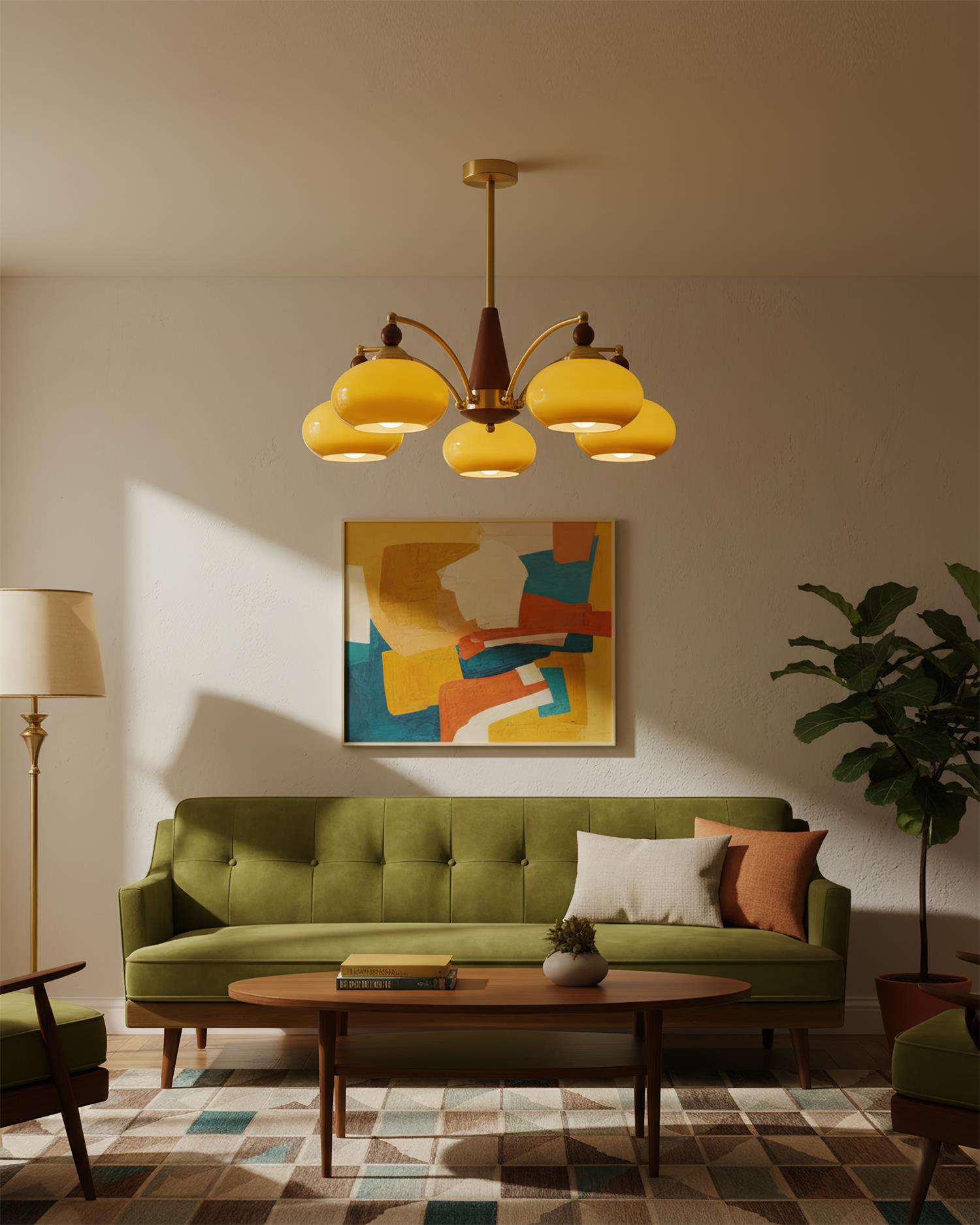 Lampadario vintage Loini
