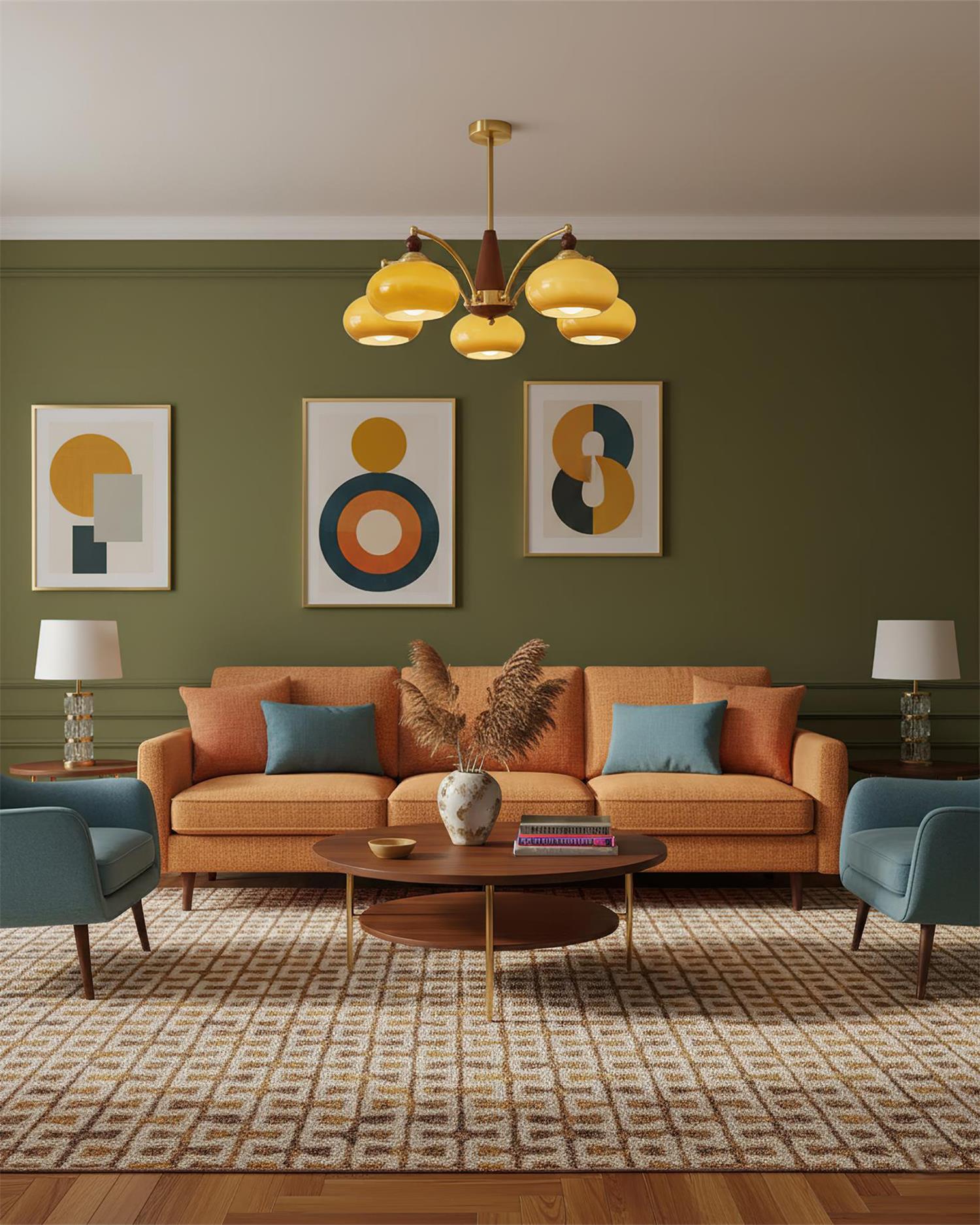 Lampadario vintage Loini