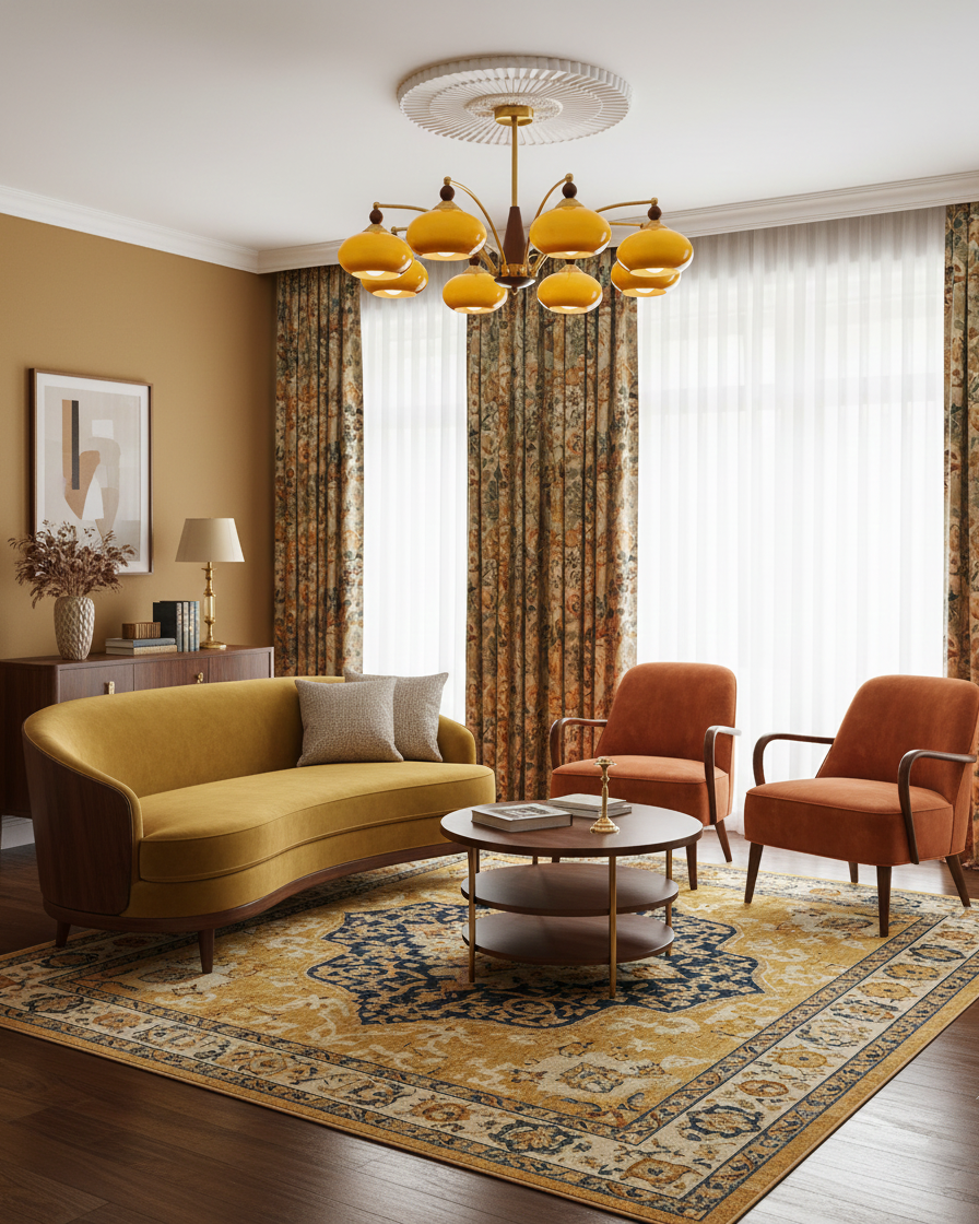 Lampadario vintage Loini