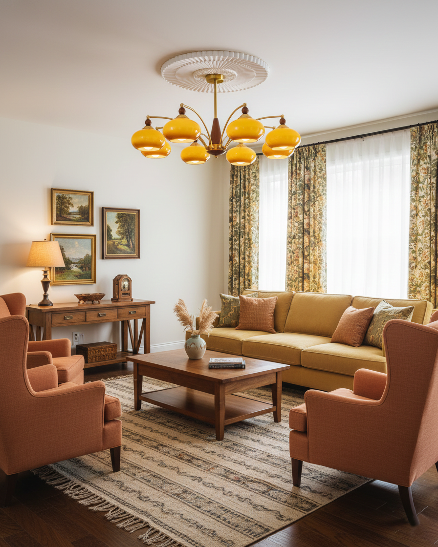 Lampadario vintage Loini