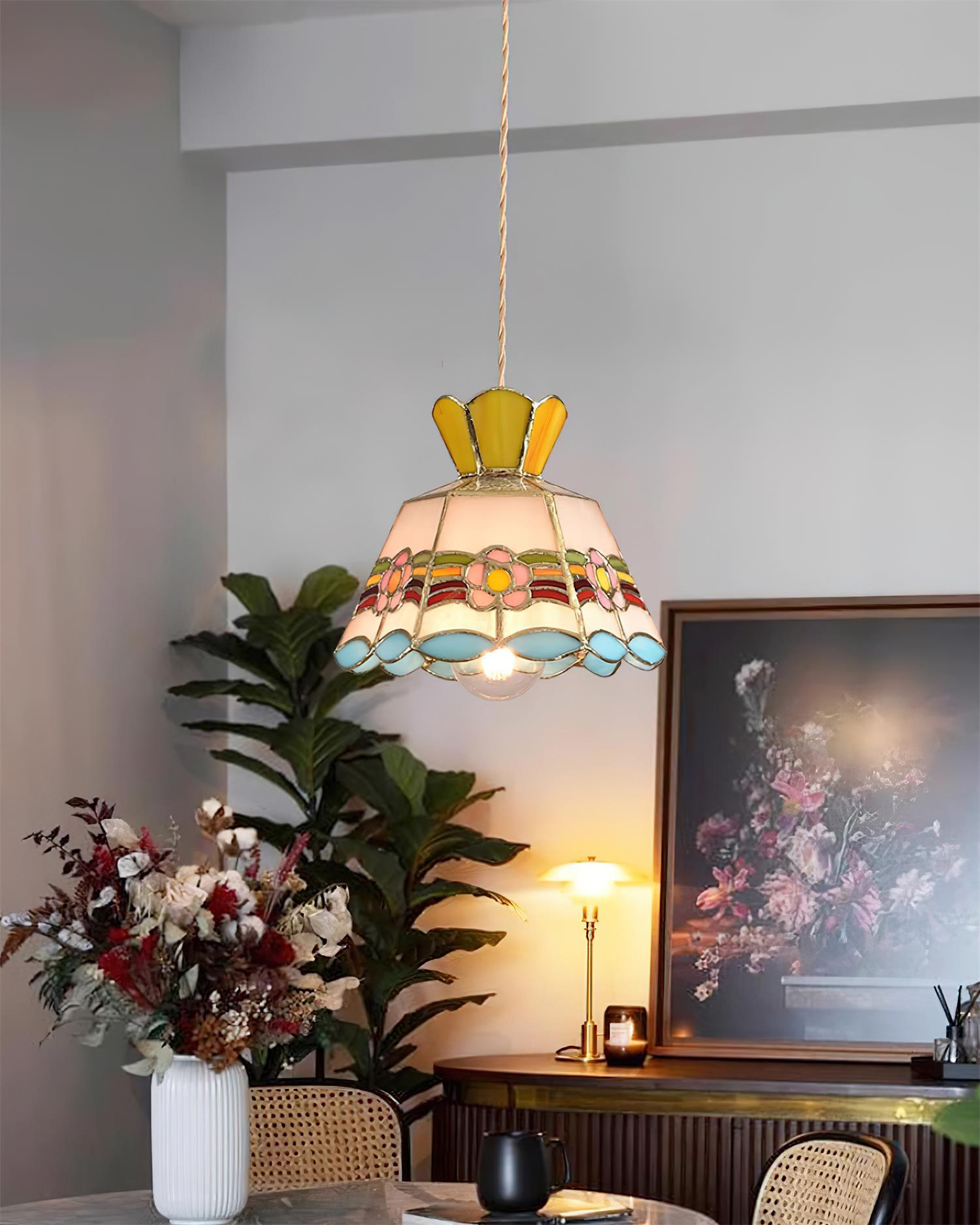 Lampada a sospensione vintage Renami