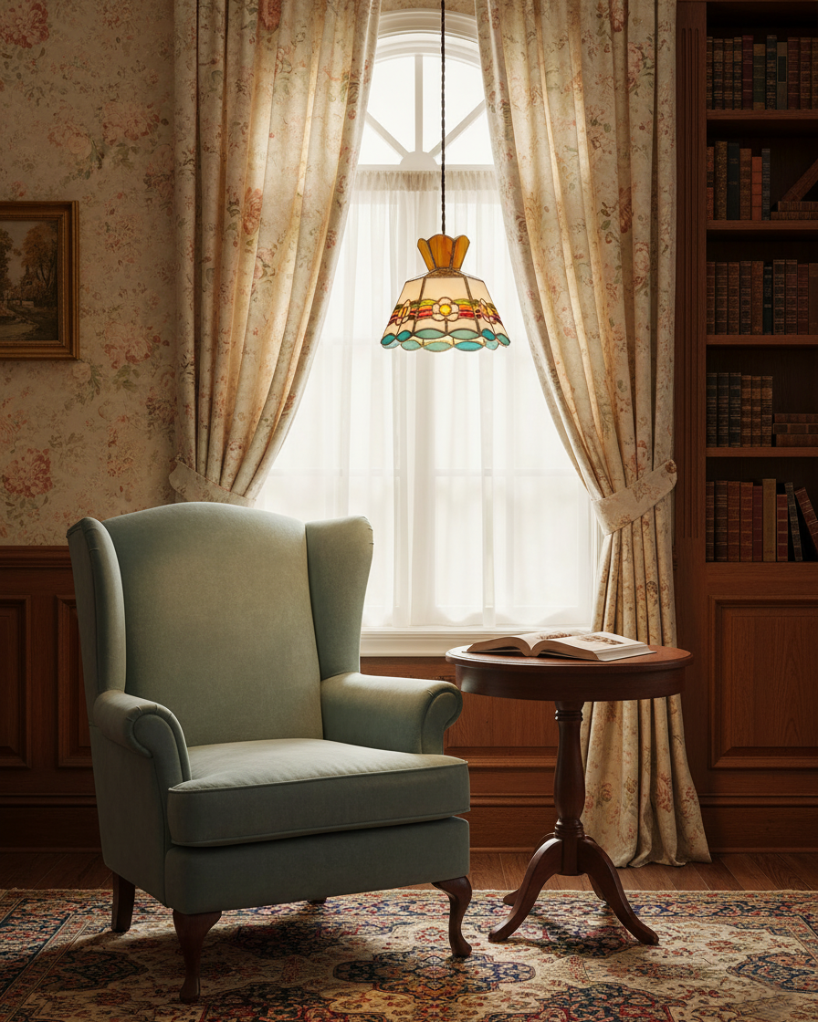Lampada a sospensione vintage Renami
