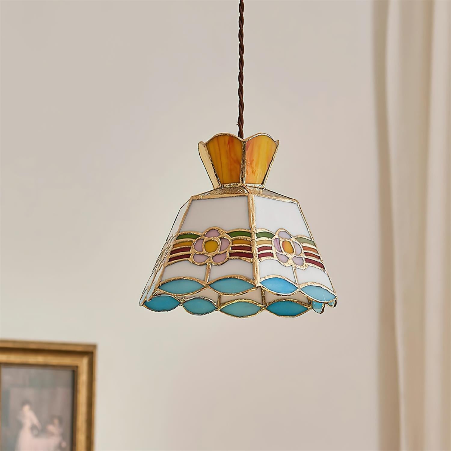 Lampada a sospensione vintage Renami