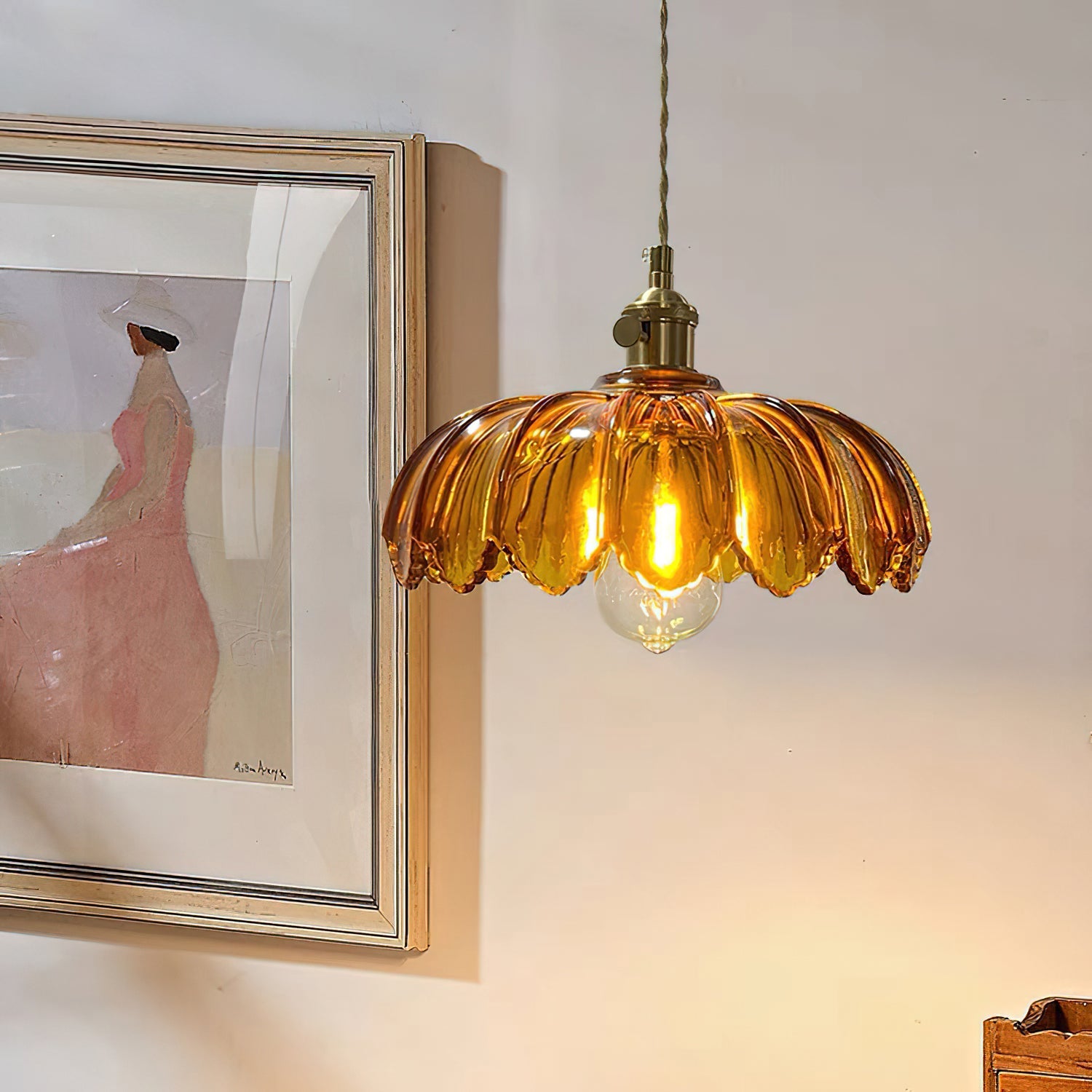 Lampada a sospensione vintage Esilole