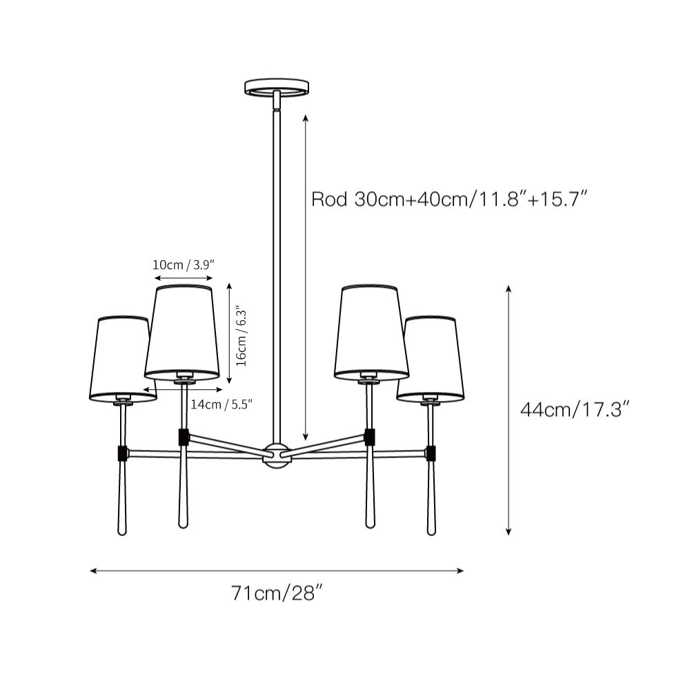 Lampadario rotondo Faleri