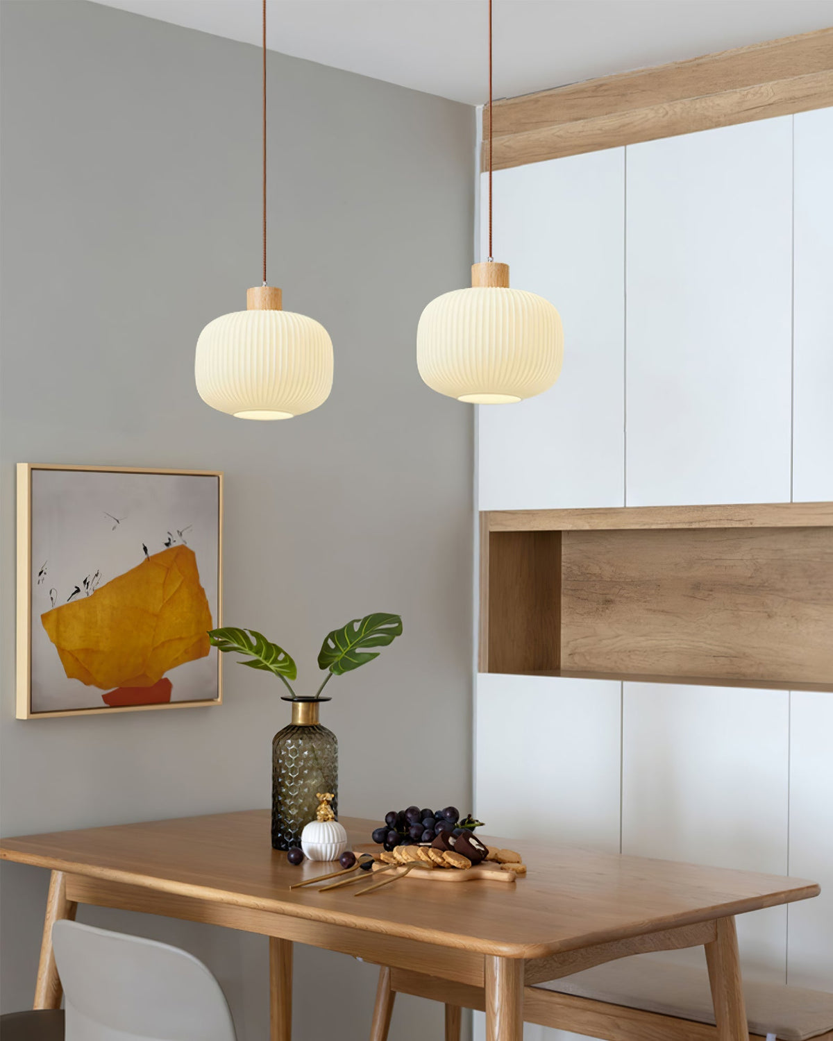 Lampada a sospensione scanalata Emaveno