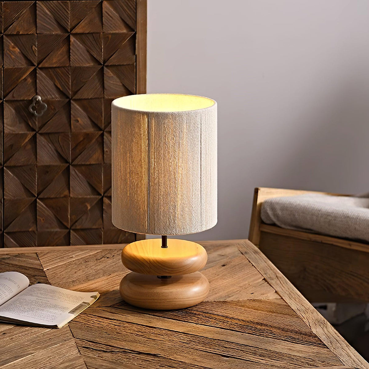 Wooden Modern Bedroom Table Lamp – detail 17