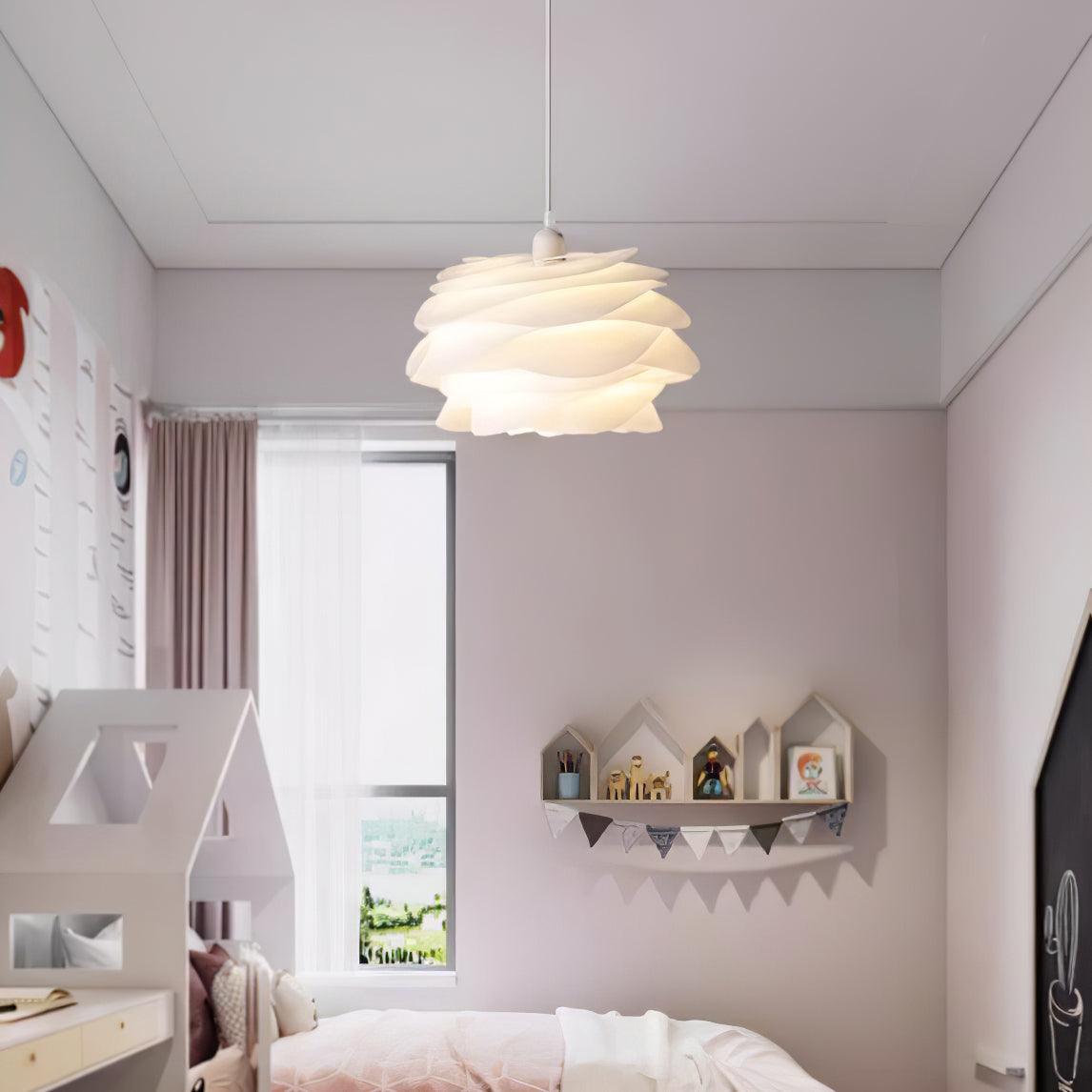 Lampada a sospensione floreale Nerara