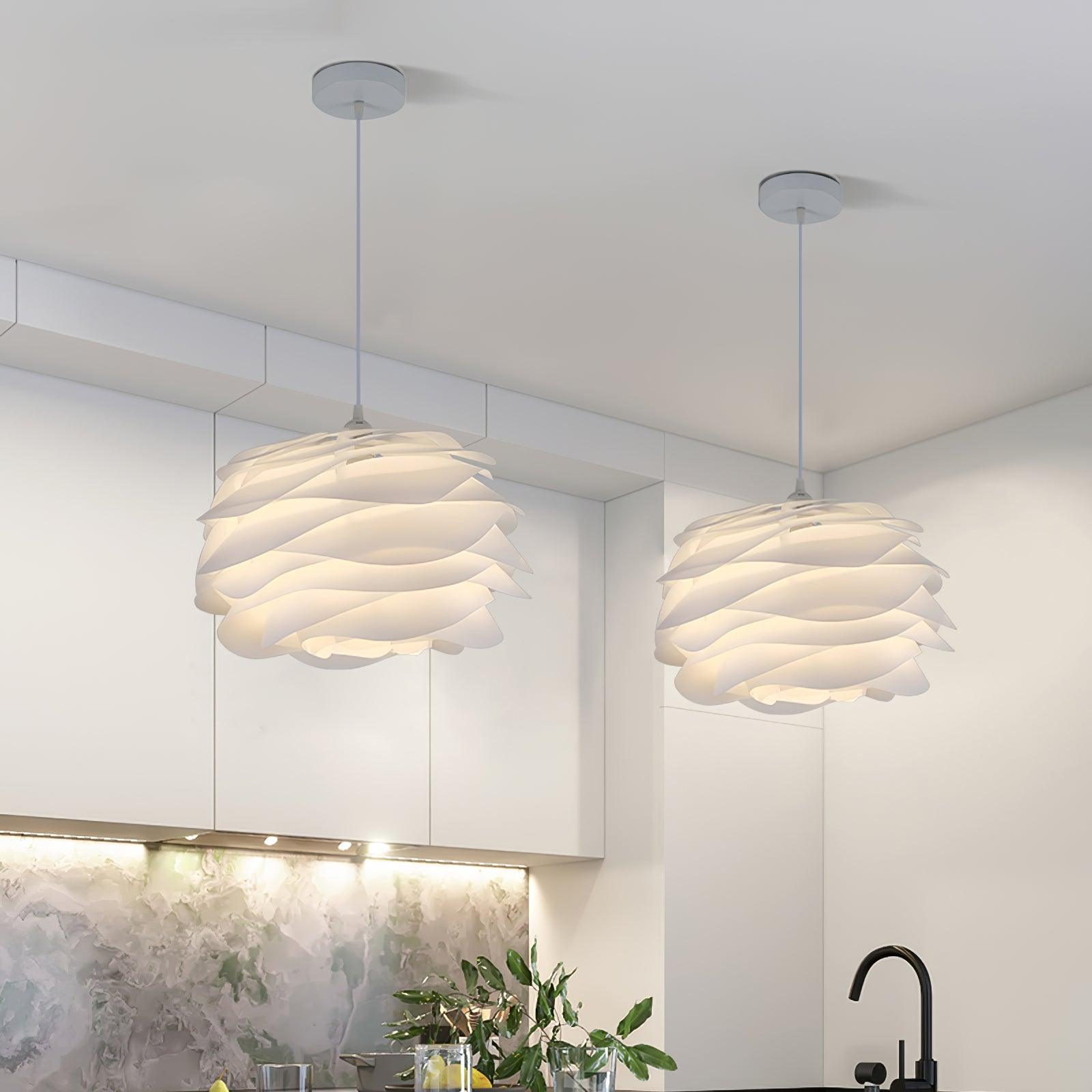 Lampada a sospensione floreale Nerara