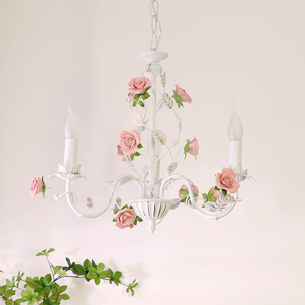 Lampadario floreale Amino