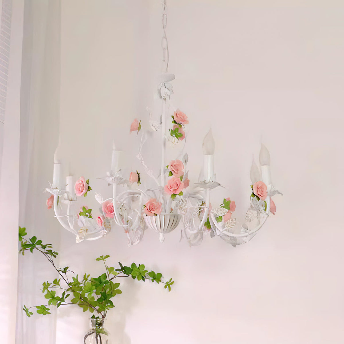 Lampadario floreale Amino